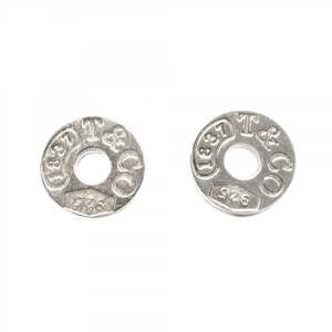Tiffany & Co. 1837 Circle Sterling Silver Earrings for Women